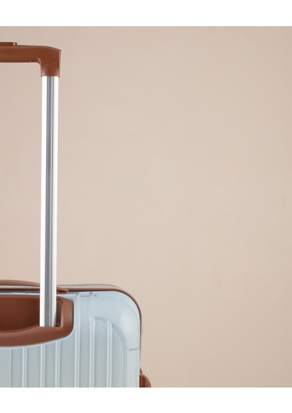 Chest Valiz/bavul - Bej - Orta Boy