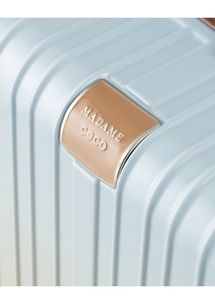 Chest Valiz/bavul - Bej - Orta Boy