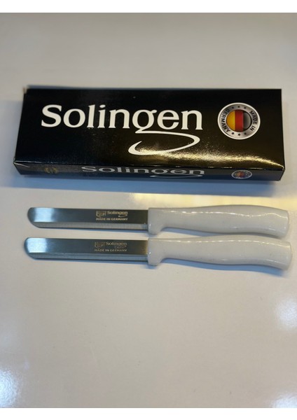 Solingen 2’li Simli Beyaz Micro Et Sebze Doğrama Bıçağı Seti