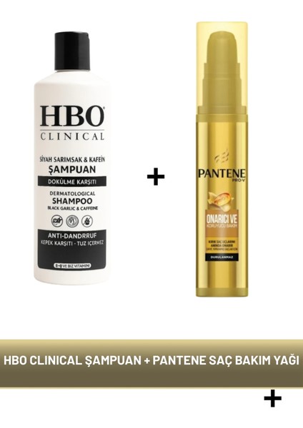Clınıcal Şampuan Pantene Saç Bakım Yağı Bakım Seti