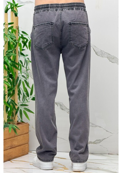 Erkek Baggy Kot Pantolon Rahat Kesim Tiril Tiril Ince Kumaş indirimleri