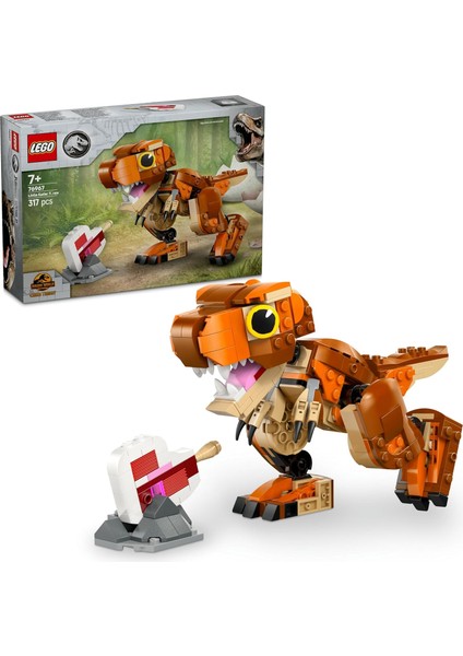 Jurassic World Küçük Eatie: T.rex Figürü 76967 - 7 Yaş ve Üstü Erkek ve Kız Çocukları Için Hareket Ettirilebilir Parçalar Içeren Dinozor Oyuncağı, Çocuklar Için Hediye Fikri (313 Parça)