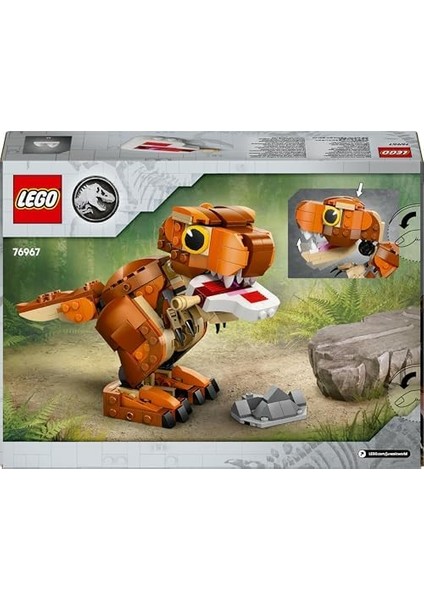 Jurassic World Küçük Eatie: T.rex Figürü 76967 - 7 Yaş ve Üstü Erkek ve Kız Çocukları Için Hareket Ettirilebilir Parçalar Içeren Dinozor Oyuncağı, Çocuklar Için Hediye Fikri (313 Parça) fiyatları