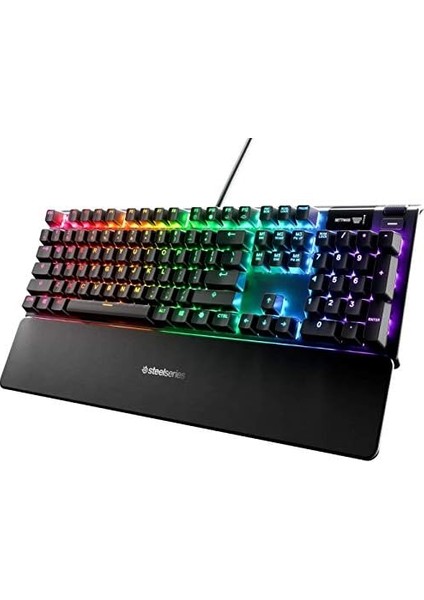 Apex 5 Hibrit Mekanik Gaming Klavye, Her Tuş Için Rgb Aydınlatma, OLED Ekran, Türkçe Qwerty