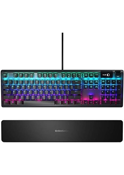 Apex 5 Hibrit Mekanik Gaming Klavye, Her Tuş Için Rgb Aydınlatma, OLED Ekran, Türkçe Qwerty