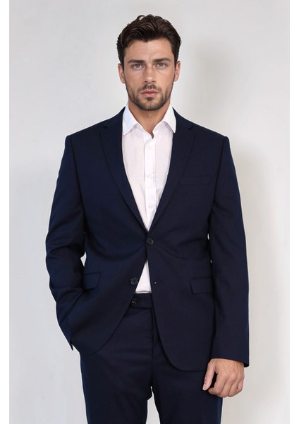 Ern Basıc Slım Takım Elbise Lacivert