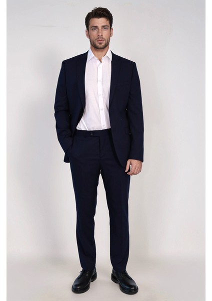 Ern Basıc Slım Takım Elbise Lacivert modelleri