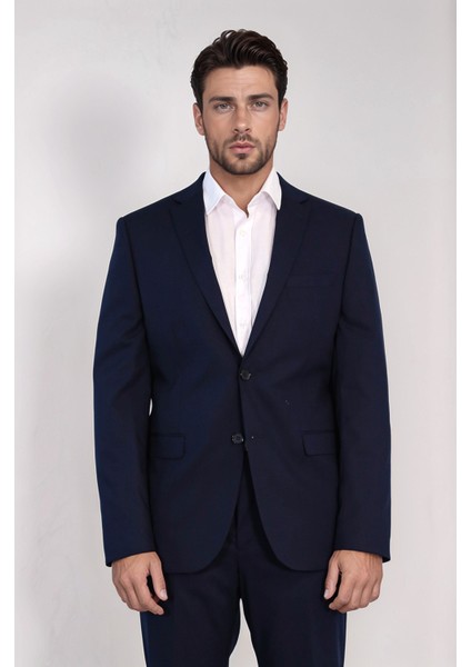 Ern Basıc Slım Takım Elbise Lacivert fırsatları