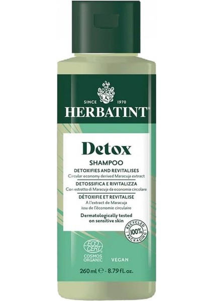 Herbatint Detox Shampoo Organic 260ML