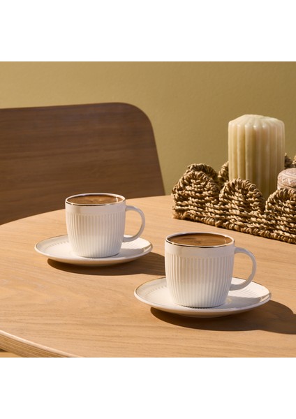 Pelin 6 Kişilik Kahve Fincan Takımı 90 ml fırsatları