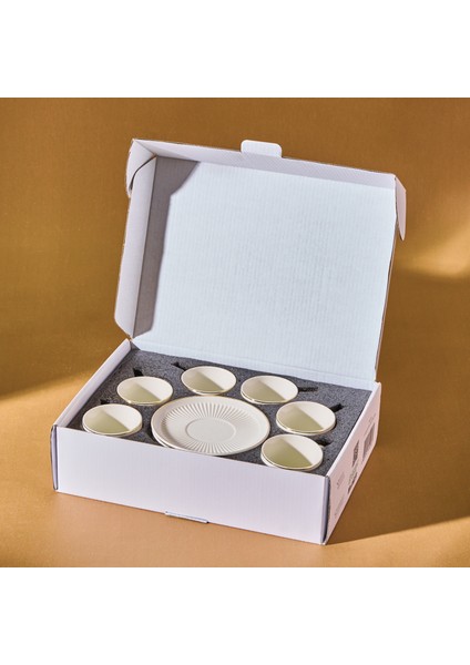 Pelin 6 Kişilik Kahve Fincan Takımı 90 ml