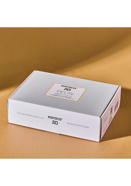 Pelin 6 Kişilik Kahve Fincan Takımı 90 ml