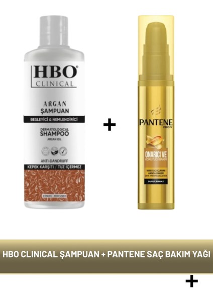 Clınıcal Şampuan Pantene Saç Bakım Yağı Bakım Seti
