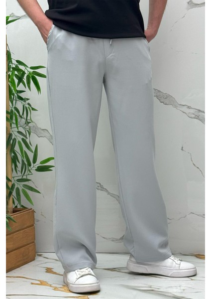 Erkek Baggy Geniş Kesim Pantolon Double Kumaş Yazlık indirimleri