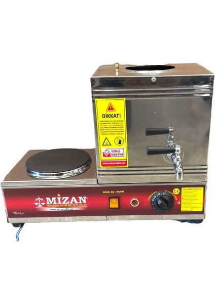 15 Cm'lik - 10 Litre Pleytli Kahveci Kazanı