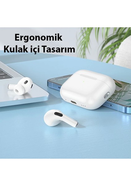 EW50 Tws Bluetooth 5.3 Stereo Kablosuz Kulakiçi KULAKLIK-(5775) - MCT9204-3263