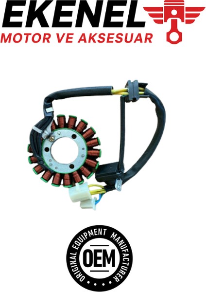 Honda CBF150 Statör 18'li | Yeni Model Oem Şarj Bobini