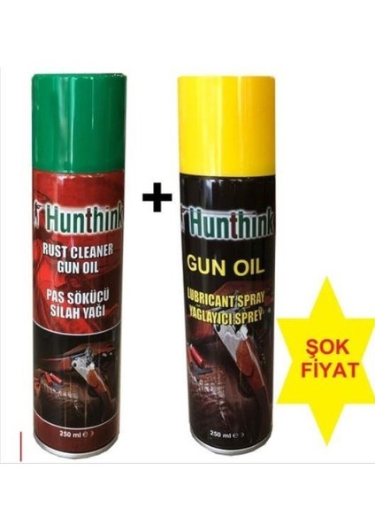 Hunthink Silah Yağı + Pas Sökücü 250 ml