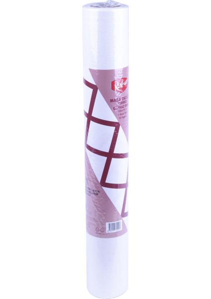 Roll-Up Rulo Kağıt Masa Örtüsü Kırmızı Kareli 100 x 150CM 16 Yaprak
