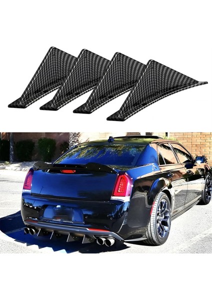 Araba Arka Alt Tampon Kanat Dudak Difüzör Arka Ayırıcı Dudak Kanat 4 Adet (Yurt Dışından) modelleri