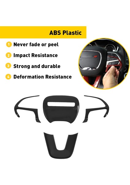 Charger Için Siyah Direksiyon Simidi Kılıfı Döşemesi (Yurt Dışından) fırsatları