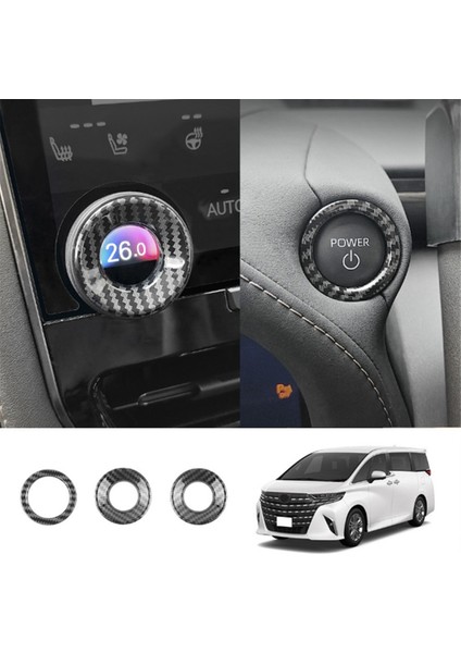 Karbon Fiber Motor Çalıştırma Durdurma Düğmesi Kapağı ve Merkezi Kontrol Düğmesi (Yurt Dışından) fırsatları