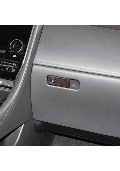 Araba Yolcu Depolama Kutusu Düğme Trim Çerçeve Sticker Ahşap Desen Lhd (Yurt Dışından) fırsatları