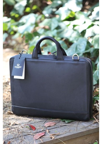 Hakiki Deri Özel Üretim Siyah Laptop & Evrak Çantası (T1328) indirimleri