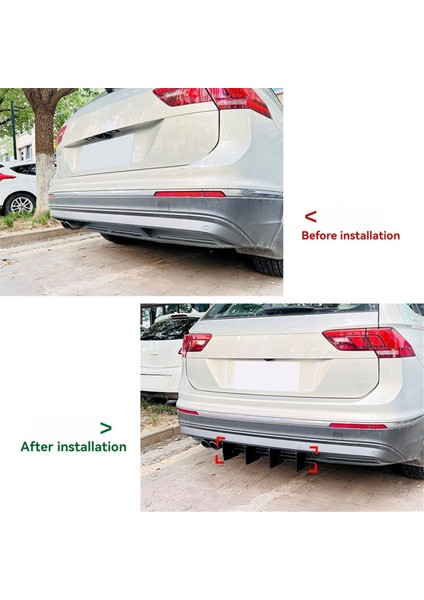 Mk2.5 2021-2023 Için Araba Arka Tampon Spoyleri (Yurt Dışından)