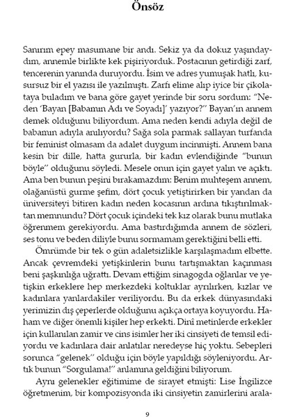 Cinsiyetçilik ve Duyarlık