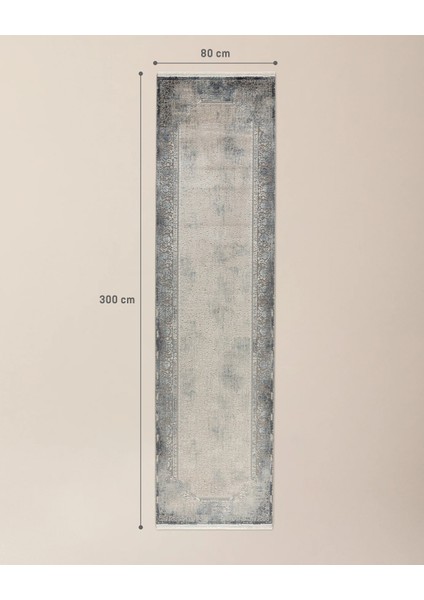 Brantes Halı - Bej - 80X300 cm fırsatları