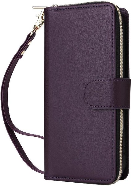 IPhone 13 Pro Max Cüzdan Kılıf 9 Kart Tutucu Crossbody ile Uyumlu ve (Yurt Dışından)