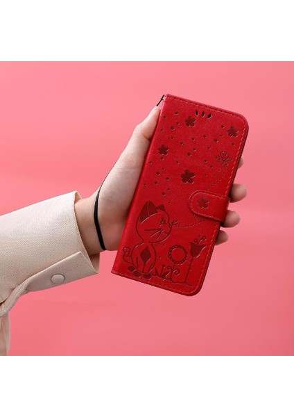 Kart Yuvası Pu ile IPhone 16 Pro Slim Fit Dayanıklı Hafif Flip Case (Yurt Dışından)