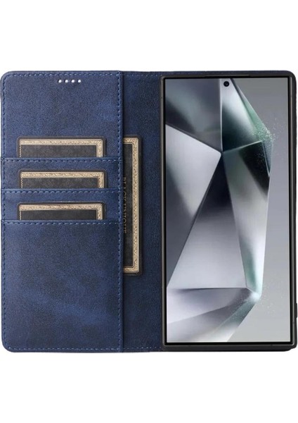 IPhone 13 Pro Max Flip Case Kart Yuvası ile Uyumlu Saf Renk Pu Rfıd (Yurt Dışından)