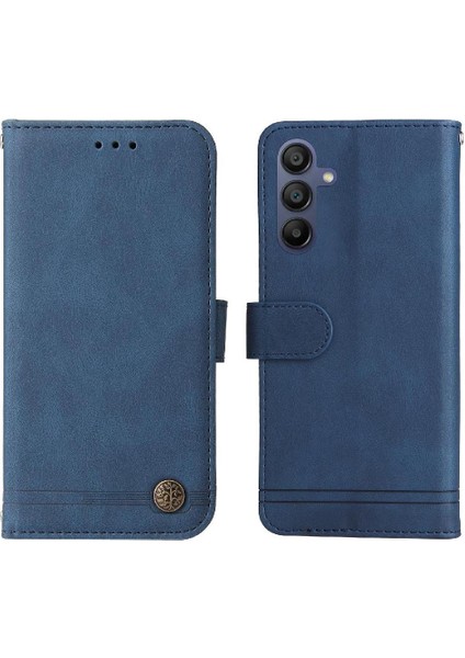 Samsung Galaxy A16 Uzun Kayış Darbeye Dayanıklı Cüzdan Kısa Kayış Flip Case (Yurt Dışından)