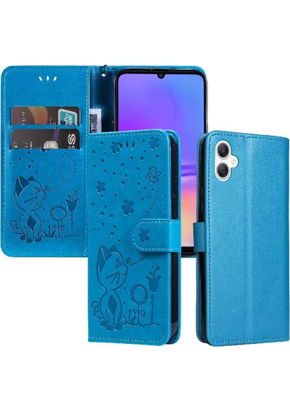 Samsung Galaxy A06 Premium Pu Deri Malzeme Kapak Flip Case Ince (Yurt Dışından)