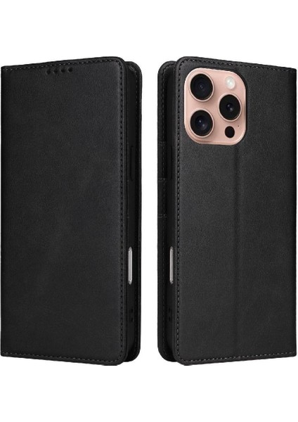 IPhone 16 Pro Flip Case Darbeye Dayanıklı Rfıd Engelleme Saf Kart ile Uyumlu (Yurt Dışından) fiyatları