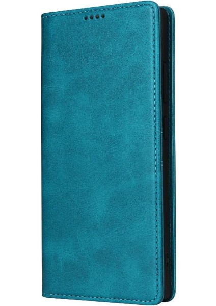 IPhone 16 Pro Max Flip Case Pu Deri Kart Yuvası ile Uyumlu Rfıd Saf (Yurt Dışından)