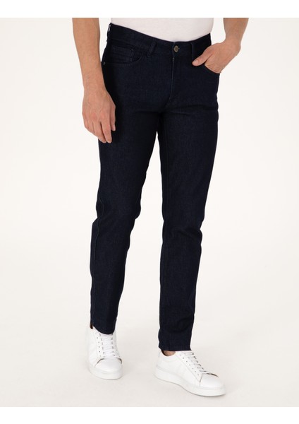 Erkek Koyu Lacivert Straight Fit Jean Pantolon 50308876-VR100 fiyatları