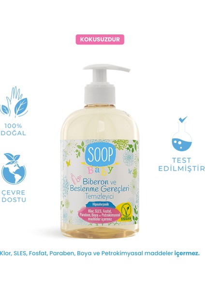 Biberon Ve Beslenme Gereçleri Temizleyici 500 ml