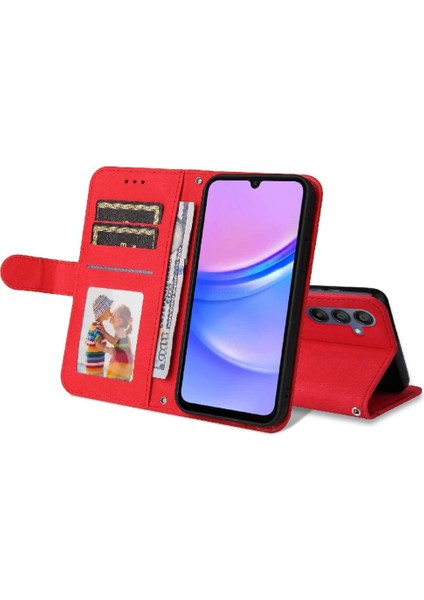 Samsung Galaxy A16 Uzun Kayış Darbeye Dayanıklı Cüzdan Kısa Kayış Flip Case (Yurt Dışından) indirimleri