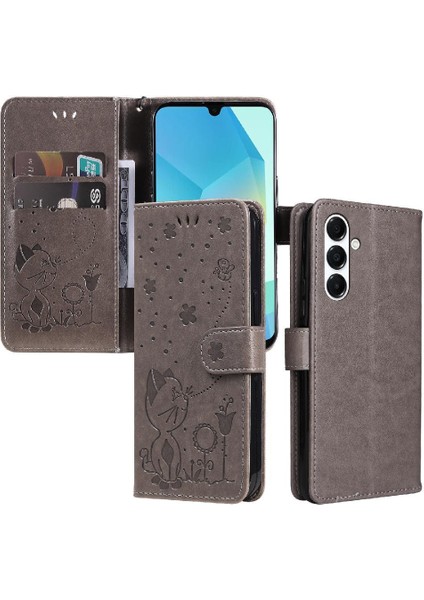Kart Yuvası Tasarımı ile Samsung Galaxy A16 Dayanıklı Hafif Flip Case (Yurt Dışından)