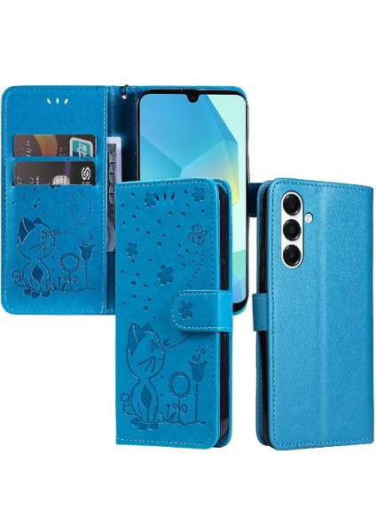 Kart Yuvası Tasarımı ile Samsung Galaxy A16 Dayanıklı Hafif Flip Case (Yurt Dışından)
