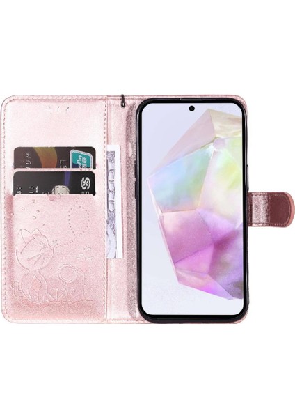 Kart ile Samsung Galaxy A36 5g Slim Fit Dayanıklı Hafif Flip Case (Yurt Dışından) modelleri