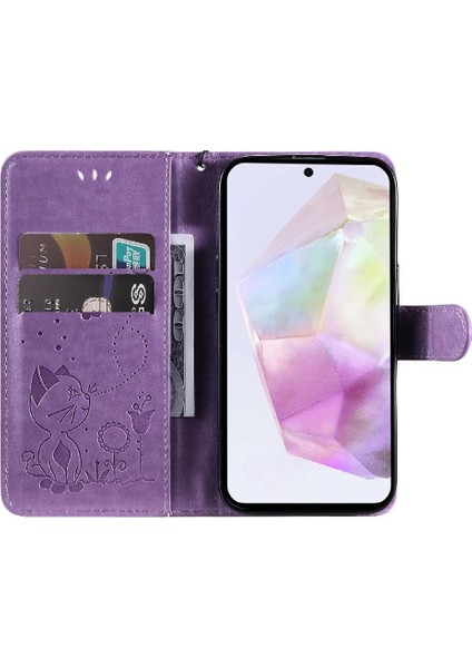 Kart ile Samsung Galaxy A36 5g Slim Fit Dayanıklı Hafif Flip Case (Yurt Dışından) modelleri
