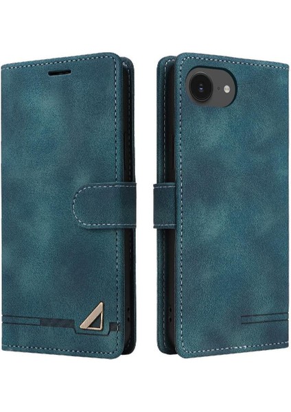 IPhone 16E Cüzdan Darbeye Deri Çanta Basit Iş Flip Case (Yurt Dışından)