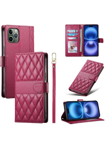 IPhone 11 Pro Max Kılıf Çift Sapanlar Cüzdan Darbeye Dayanıklı Kılıf ile Uyumlu (Yurt Dışından) modelleri