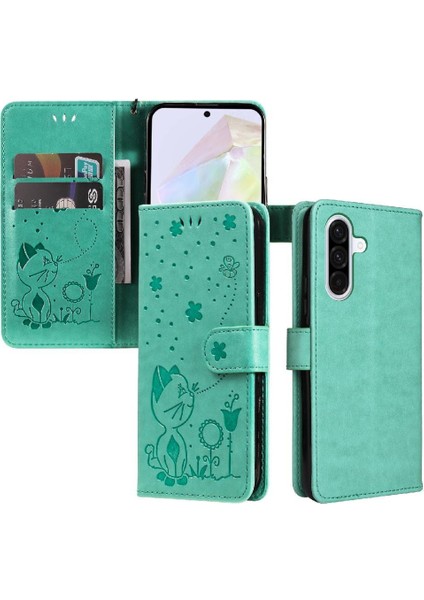 Kart ile Samsung Galaxy A36 5g Slim Fit Dayanıklı Hafif Flip Case (Yurt Dışından)