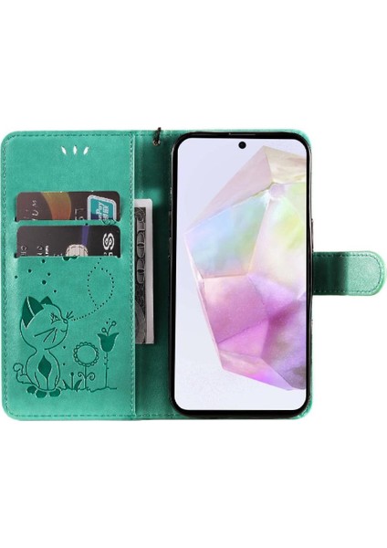Kart ile Samsung Galaxy A36 5g Slim Fit Dayanıklı Hafif Flip Case (Yurt Dışından) modelleri