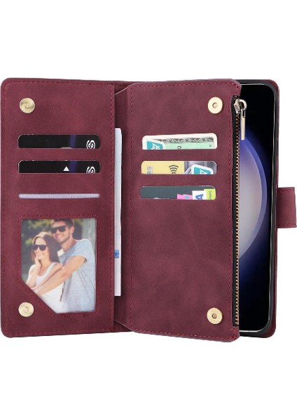 Samsung Galaxy A36 5g Nakit Yuvaları 9 Kart Tutucu Fermuarlı Cebi Durumda (Yurt Dışından) fırsatları